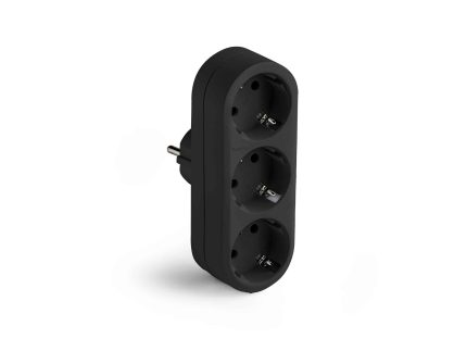 Famatel Adaptör 3’lü 16A 250V Siyah 1333-N