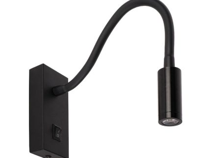 ACK 3W 3000K Gün Işığı LED Spiralli Aplik Siyah AH09-00301