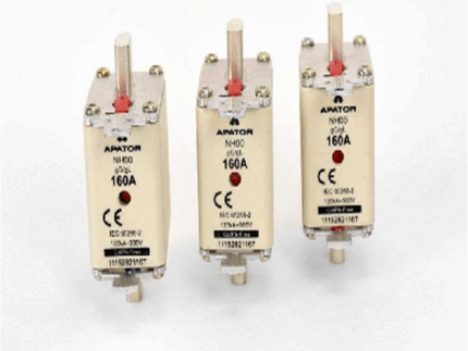 APATOR WTNH 00-125A NH 00 125A Bıçaklı Sigorta Buşonu çift indikatör