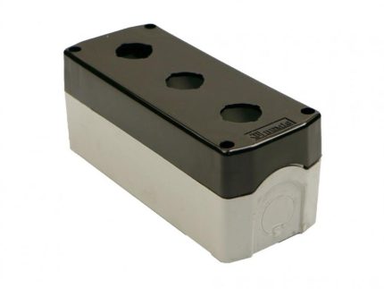 BEMİS BMS-BT3-3000-0002 3’lü Buton Kutusu (Siyah)