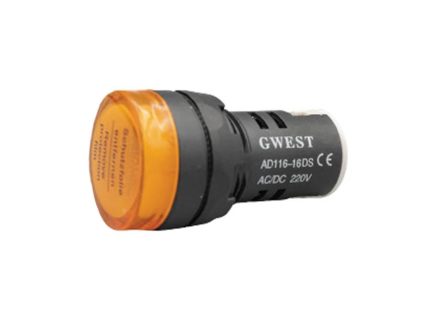 GWEST GWEST-6633 16-24V-S Ø16mm LEDLİ SİNYAL LAMBA 24VAC/DC SARI
