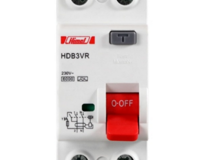 HİMEL HML-HDB3VR2100TC 6kA 300mA 100 A 1P+N Kaçak Akım Rölesi