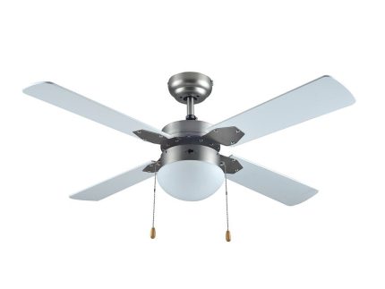 Vanti 60W 42'' Gümüş Metal Tavan Avizeli 4 Kanatlı Vantilatör KCF283