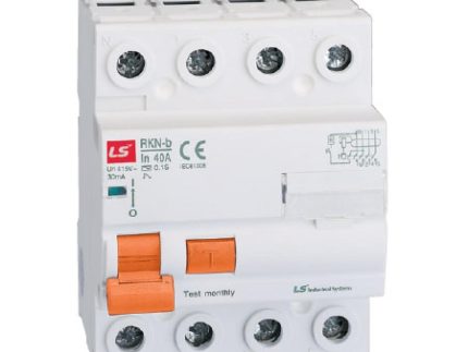 LS LS.06240007 Kaçak Akım Koruma Şalteri (AC tip) 4P x 40A 6kA