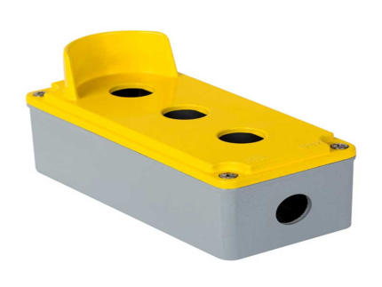 METE ENERJİ MT402625 80x170x73 BUTON KUTUSU (KORUMALI ) 3 LÜ