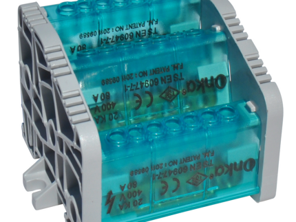 ONKA ONKA-1080069 6,5x9mm² 2/13 ÜÇ KUTUPLU DAĞITICI ÜNİTE, KAPAKLI (