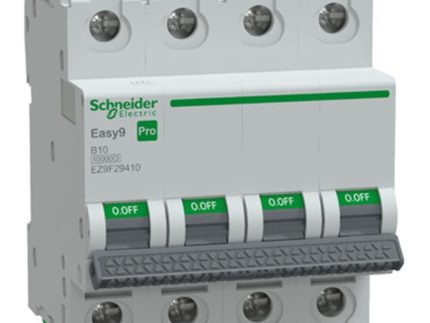 SCHNEIDER SCHEZ9F29410 Pro Sigorta 4P B Eğrisi 10A 10 kA