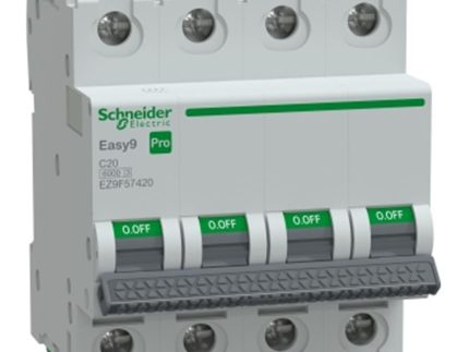 SCHNEIDER SCHEZ9F57420 Pro Sigorta 4P C Eğrisi 20A 6 kA