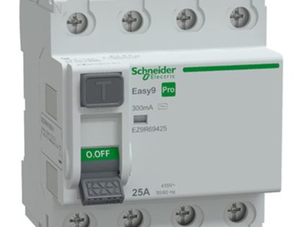 SCHNEIDER SCHEZ9R69425 Easy9 Pro RCCB 4P 25A 300mA AC-Type 415V