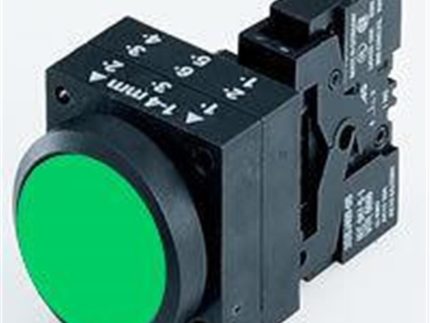 SIEMENS SMS3SB3253-0AA41 3SB3 PLASTİK SERİ 22mm, KOMPLE IŞIKLI BUTON, 230V