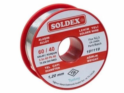 Soldex 40-60 200 gr 1.2 mm Lehim Teli