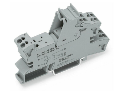 WAGO WAGO-788-102 2 değiştirici kontak, 15 mm röleler için soket