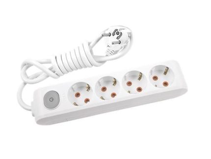 Viko Multi-Let Dörtlü Priz Anahtarlı Topraklı Kablolu Ç.K. 2 Mt 90 11 74 02