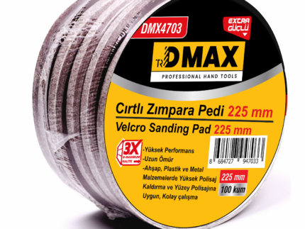 DMAX DMX4705 225MM X 150 KUM CIRTLI  ZIMPARA PEDI