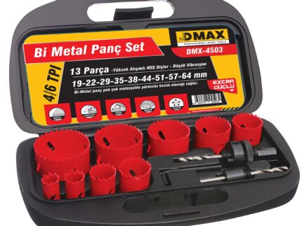 DMAX DMX4502 BI METAL PANC TAKIMI 9LU SET