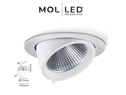 40W Sıva Altı Led Salyangoz Spot