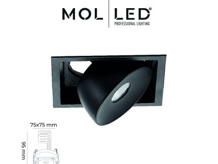 Milano Serisi Sıva Altı Kare Led Spot MOL3403