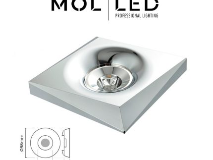 Krom Sıva Altı Kare Spot