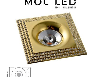 Gold Taşlı Sıva Altı Kare Spot