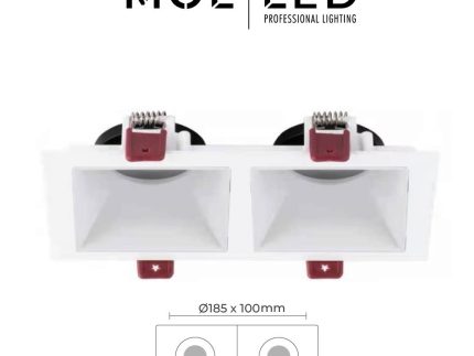 Molled İkili Sıva Altı Spot