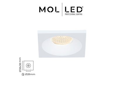 Beyaz Kare Minik Spot