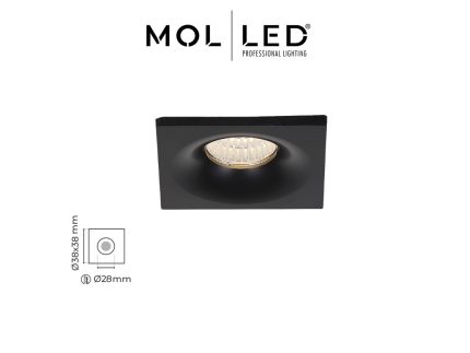 Siyah Kare Minik Spot