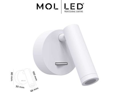 Molled Yatak Başı Led Aplik Beyaz