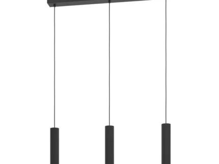 Eglo 901124 "BALAMORTA-Z" 110 Cm Yüksekliğinde Çelik Siyah Sarkıt Avize RGB