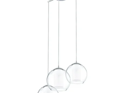 Eglo 92762 "BOLSANO" 130 Cm Yüksekliğinde Çelik Krom Sarkıt Avize