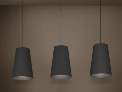 Eglo 390133 "PETROSA" 150 Cm Yüksekliğinde Çelik Siyah Sarkıt Avize