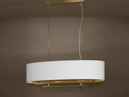 Eglo 390182 "PINETARA" 150 Cm Yüksekliğinde Çelik Fırçalanmış Pirinç Sarkıt Avize