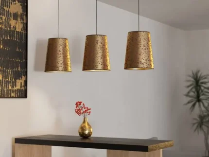 Eglo 390293 "CASTUERA" 150 Cm Yüksekliğinde Çelik Siyah Sarkıt Avize