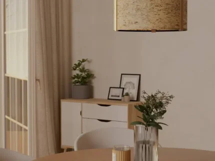 Eglo 390323 "HONTONGAS" 150 Cm Yüksekliğinde Ahşap, Çelik Kahverengi, Siyah Sarkıt Avize